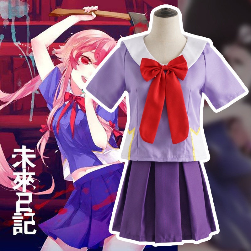 Mirai Nikki Yuno Gasai Cosplay Costume SD01233 main image 1