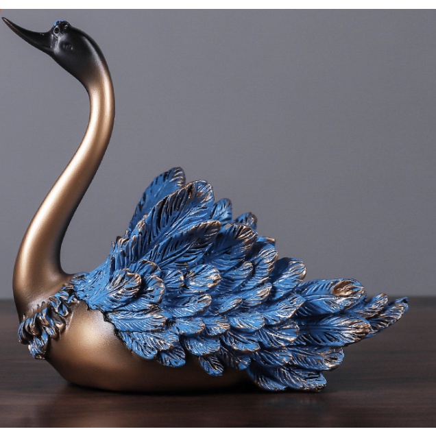 Wine Rack Holder Resin Swan Statue Wine Stand Tabletop Display Ornament ...