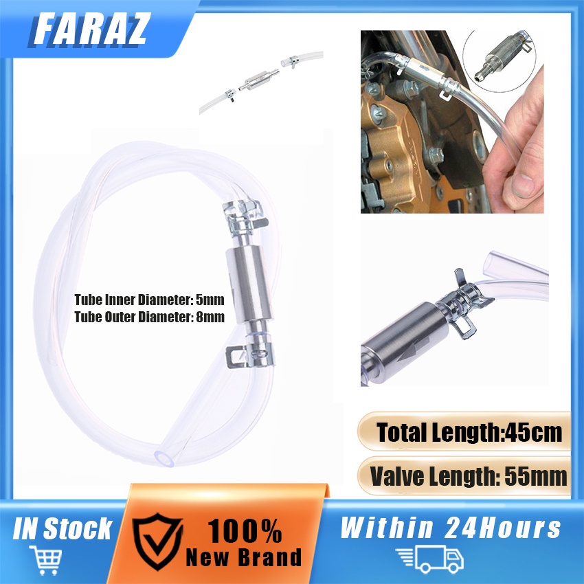 Universal Motorcycle Brake Bleeder Hose Tool Easy cleaning Hydraulic