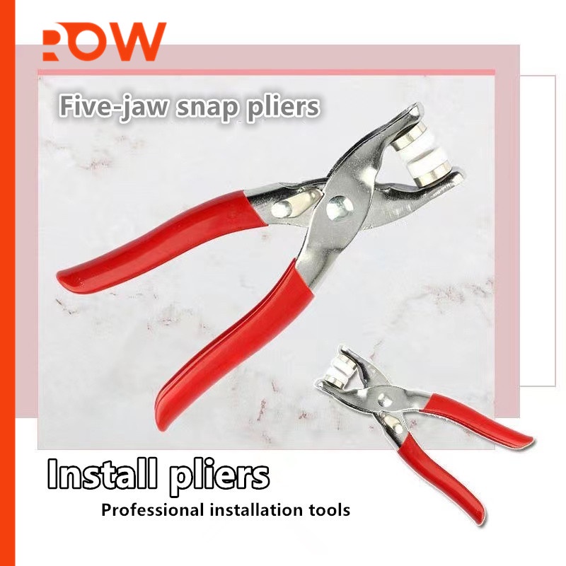 ROW Snap Pliers Automatic Grommet Eyelet Pliers FiveClaw Snap Button