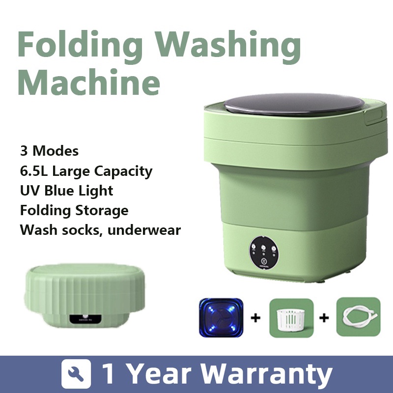 New Mini Portable Folding Washing Machine Fully Automatic Washing
