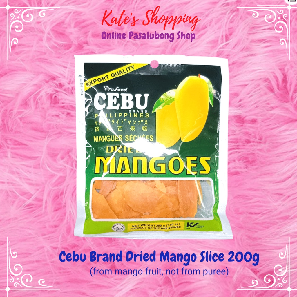 CEBU DRIED MANGO SLICE 200G Shopee Philippines