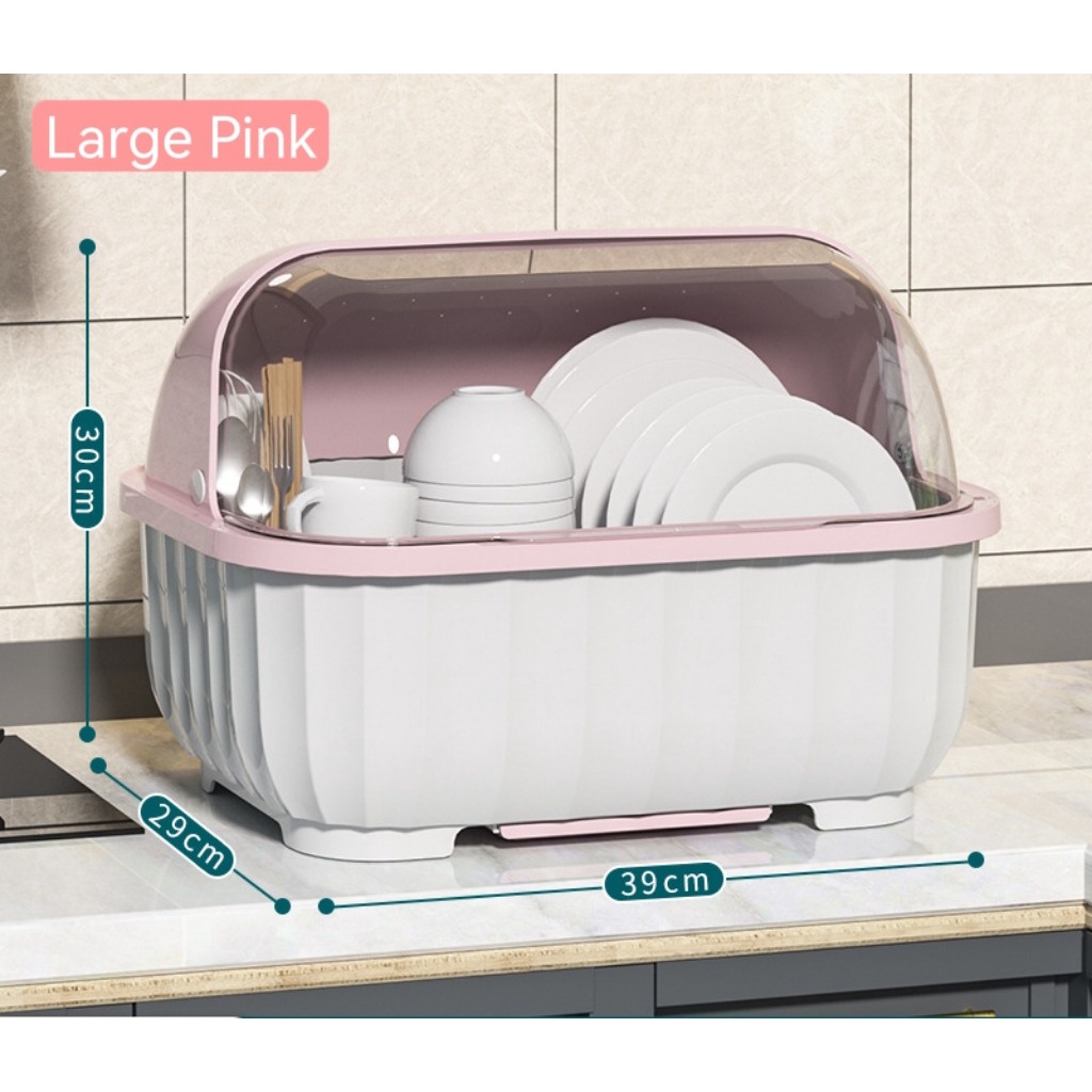 Baby pink dish drainer cheap