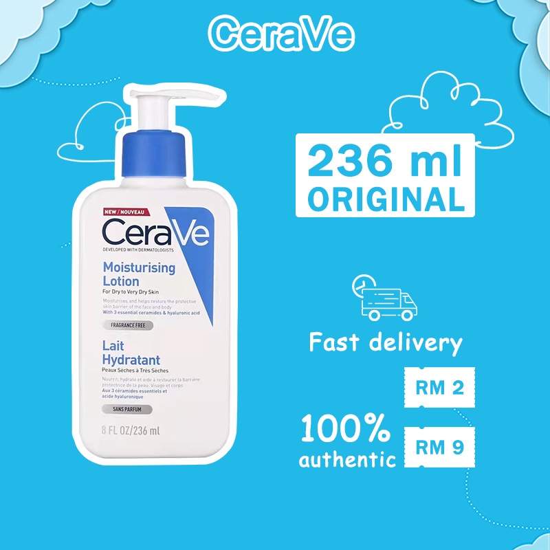 CeraVe Body Lotion 236ML CeraVe Long Lasting Whitening Moisturizer