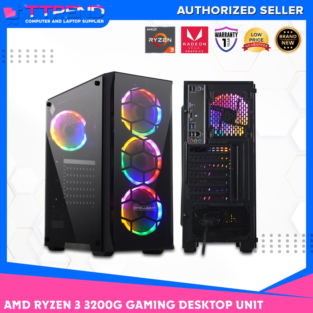 AMD Ryzen 5 4600G & Ryzen 3 3200G w/ Vega 8 Graphics Gaming Desktop PC  Computer 8GB 120GB SSD | Shopee Philippines