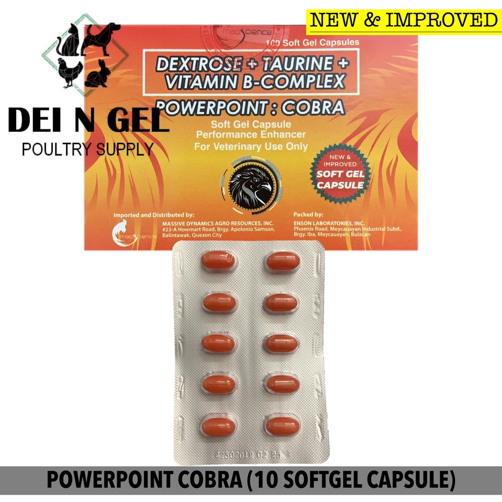 POWERPOINT: COBRA NEW & IMPROVED FORMULA (10 SOFTGEL CAPSULES) | Shopee ...