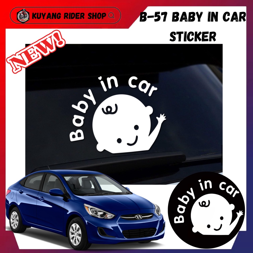 KRS boom Baby in Car Car Sticker B-57 Heavy Duty Sticker On Hand Cash ...