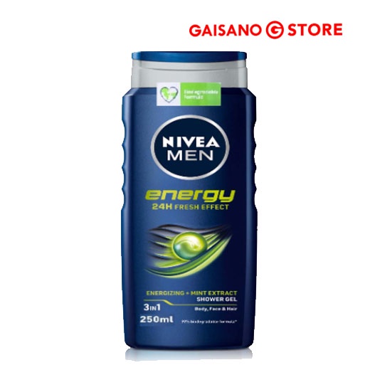 NIVEA Energy Shower Gel for Men 250ml Shopee Philippines