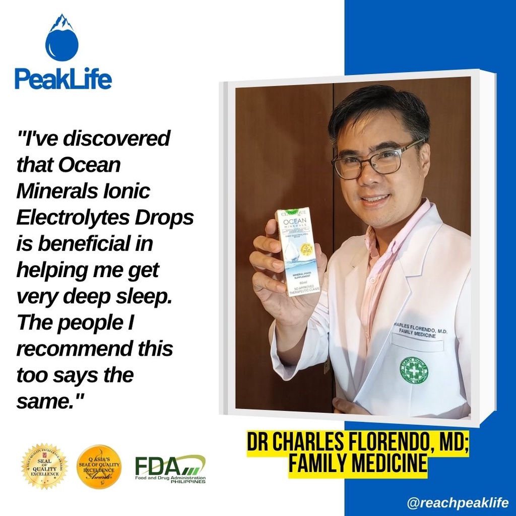 OCEAN MINERALS Ionic Electrolytes Shopee Philippines