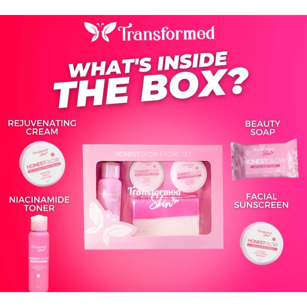 Transformed Skin Honest Glow Facial Set | Shopee Philippines