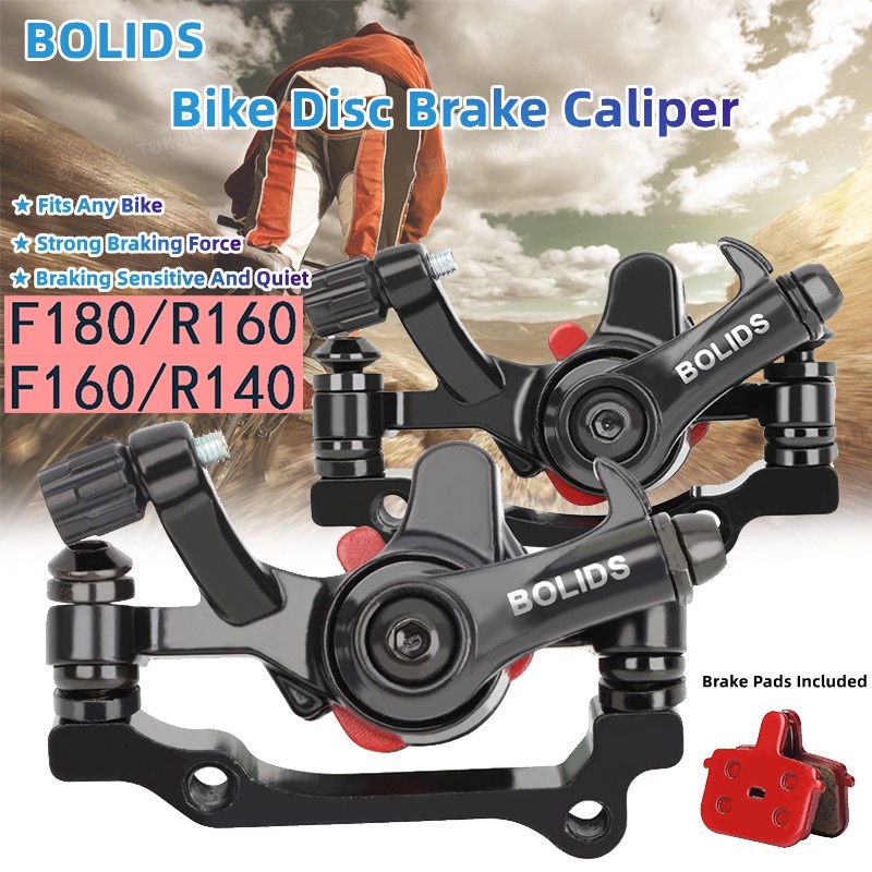 BOLIDS Bike Caliper Mechanical Front Rear Disc Brake Set Mtb Mountain Road Bike Brake Kit Aluminum Shopee Philippines