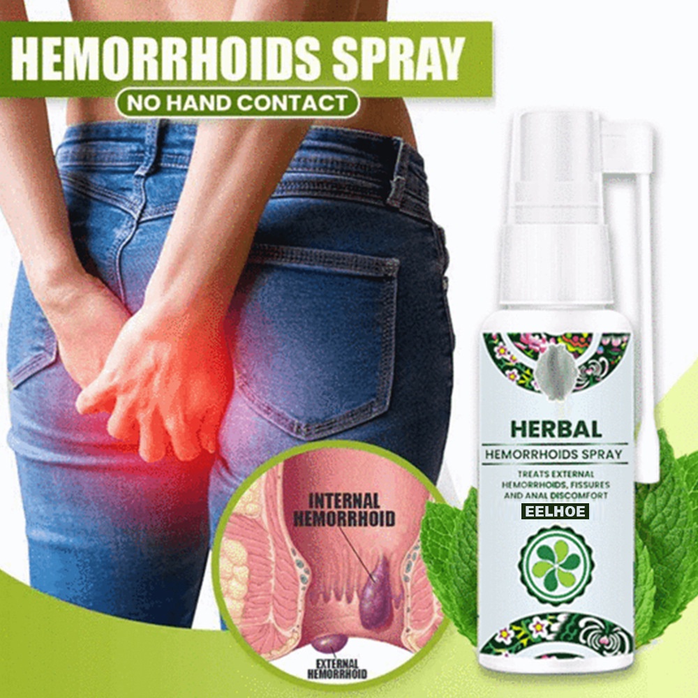 Lightweight External Hemorrhoids Spray Plant Herbal Anal Fissure Mixed
