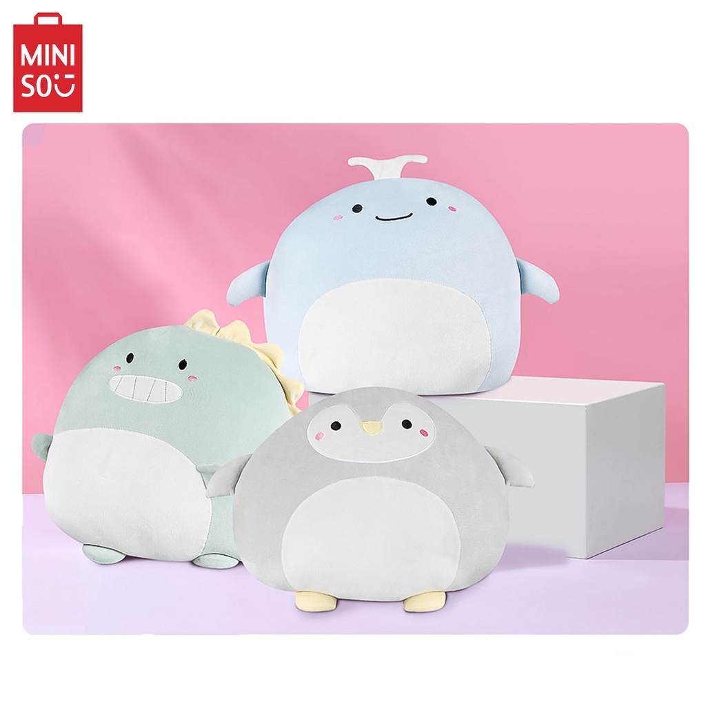 MINISO Lovely Penguin/Whale/Dinosaur Plush Toy 40CM Shopee Philippines