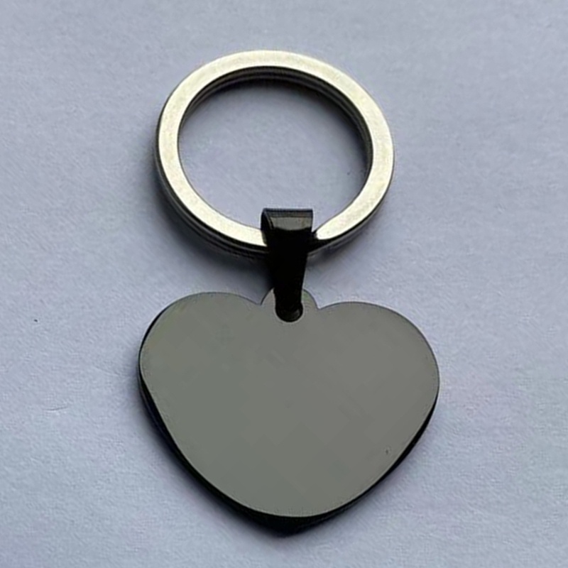 Personalized Custom heartshaped Photo Keychain Engrave Special Date