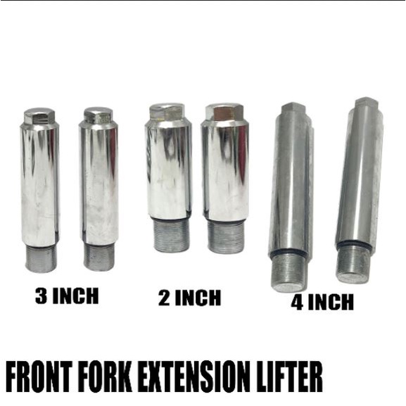 COD UNIVERSAL FRONT FORK EXTENSION LIFTER FOR MOTORCYCLE 1 PAIR