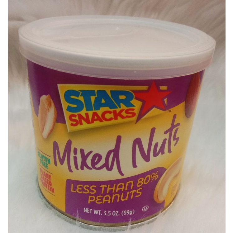Star Snacks Mixed Nuts 99g Shopee Philippines