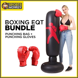 Inflatable Freestanding Punching Bag Kick Boxing Pads Outshock