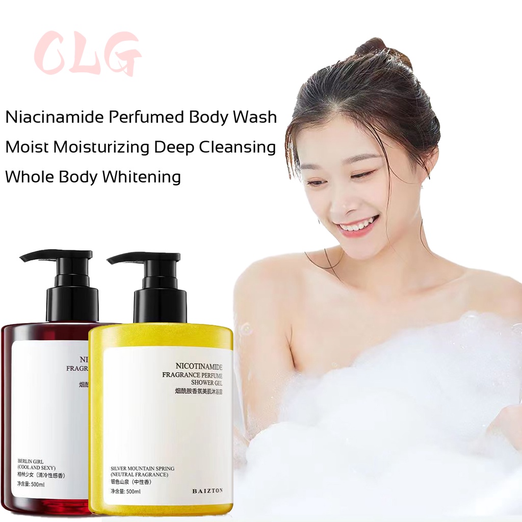 CLG Nicotinamide body wash Fragrance Perfume Shower Gel 500ml Unisex ...