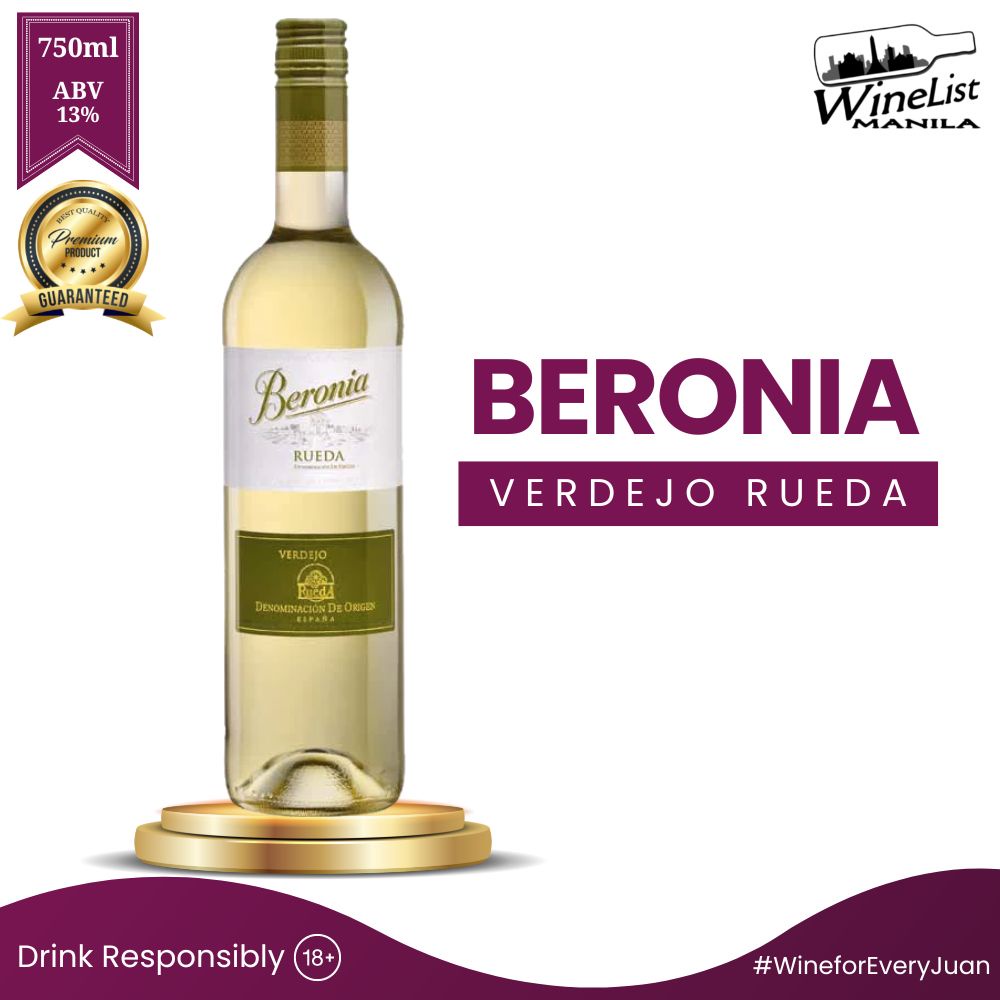 Beronia Rueda Verdejo Rueda, Spain White Wine 750ml Shopee