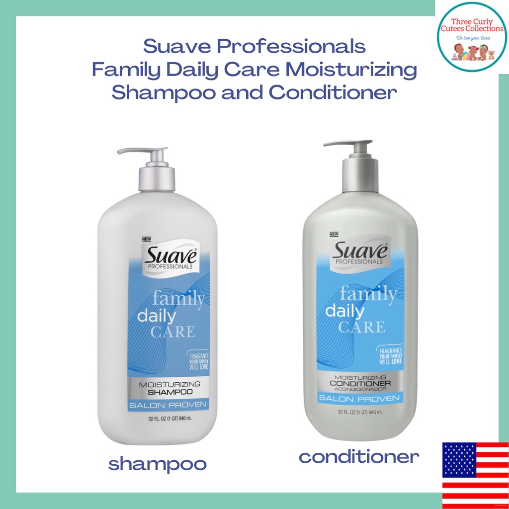 Suave Professionals Family Daily Care Moisturizing Shampoo and