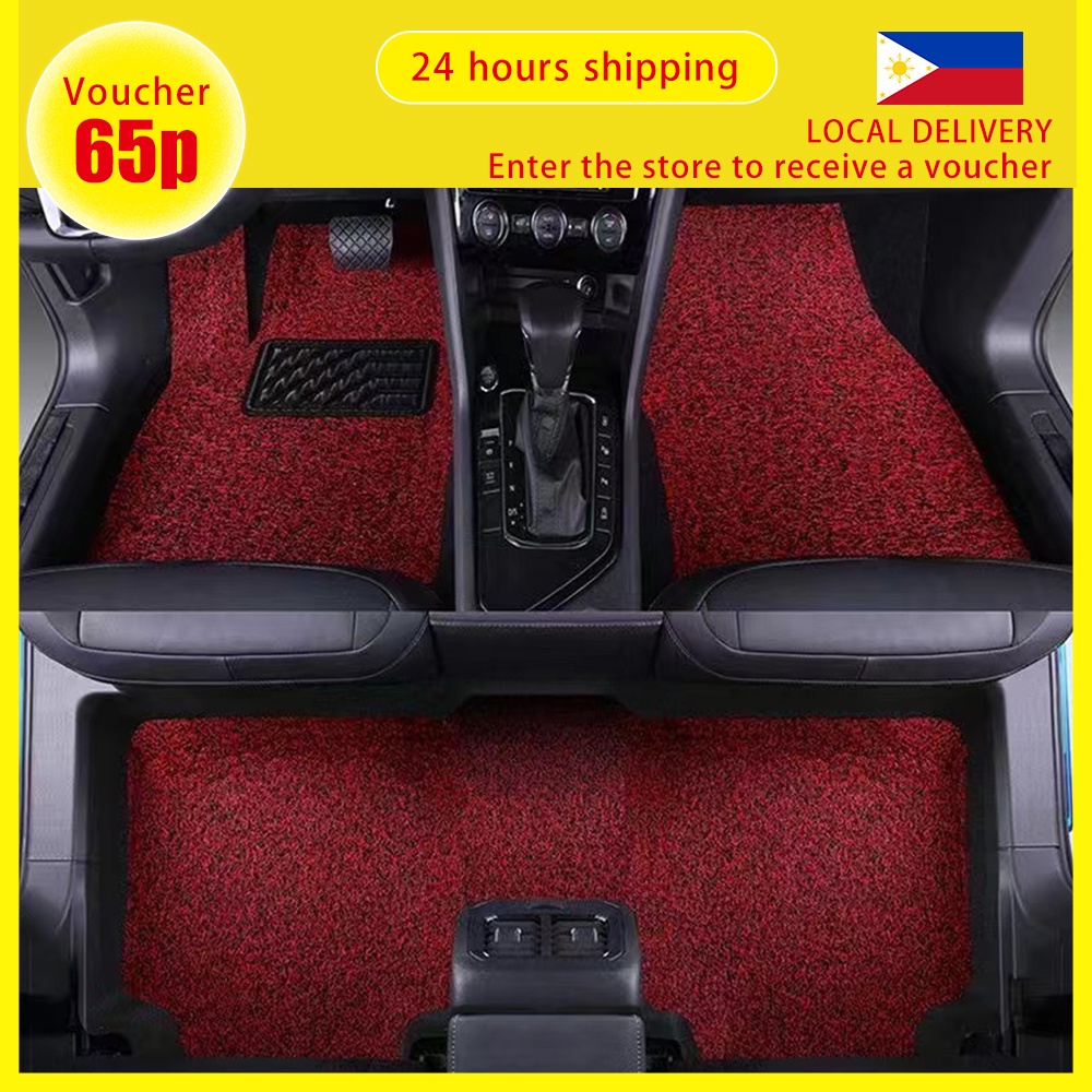 Universal Car PVC Coil Floor Mat Easy to Clean and Can Be Cut Four