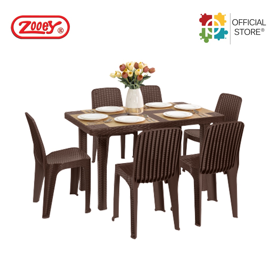 Rattan Dining Set 6seater Shopee Philippines