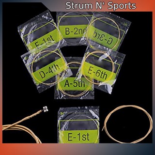 1PC 1-6 Acoustic Guitar Strings E-1st B-2nd G-3rd D-4th A-5th E