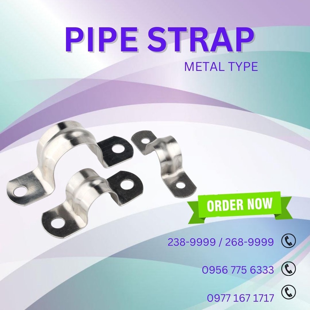 U Shape Pipe Clamps Stainless Steel Tube Clip PIPE STRAP Water Pipe ...