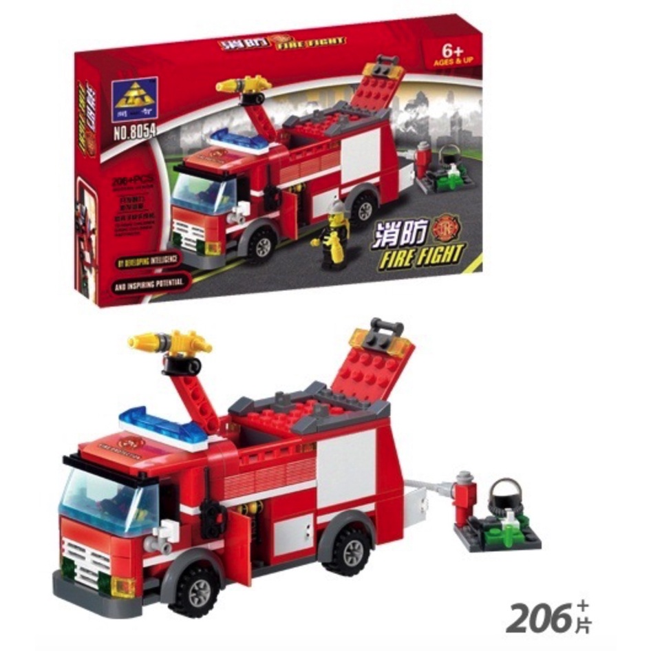 Kazi Fire Fight Trucks MiniFigures Lego Compatible Building Blocks ...