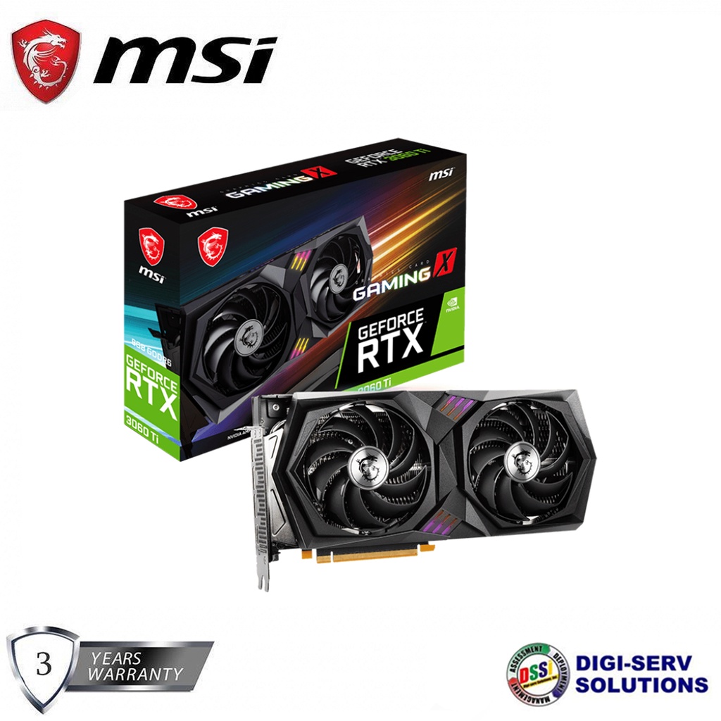 MSI GeForce RTX 3060 Ti Gaming X 8G LHR Graphics Card, NVIDIA