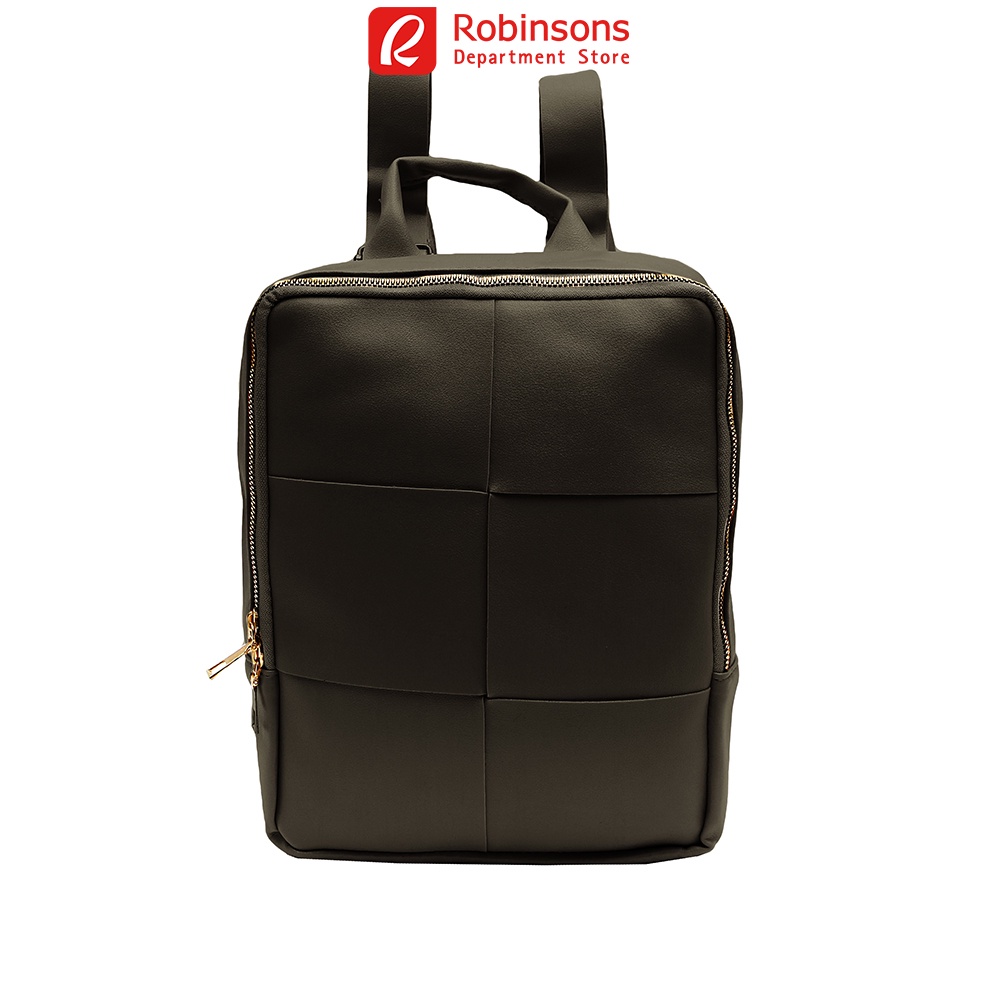 (Delisted Ageing) - Liberte Woven Leatherette Backpack Tara Black ...