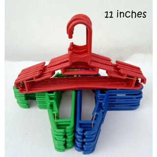 1132 plastic clothes hanger,pastel col 14.5 inches x 6.75H