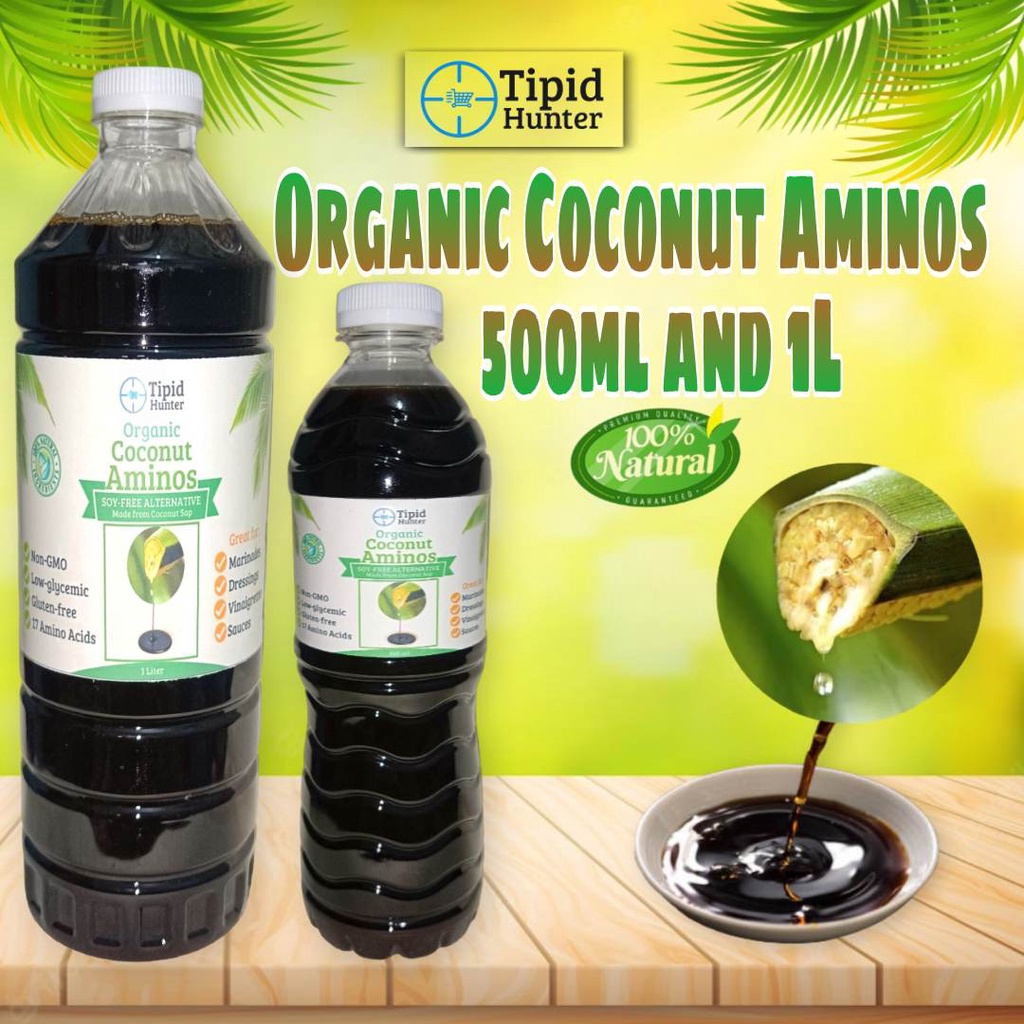 Organic Coconut Aminos, Healthier Soy Sauce Alternative, GlutenFree