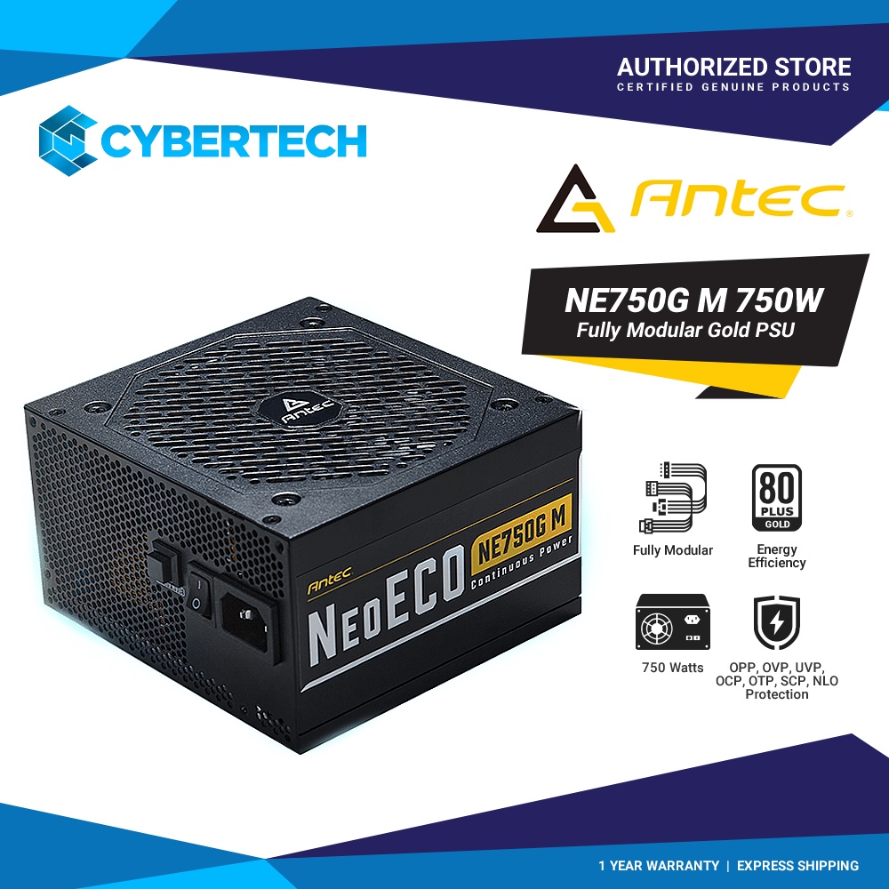 Antec Neoeco 650W 750W 850W NE650G NE750G NE850G 80 Plus Gold