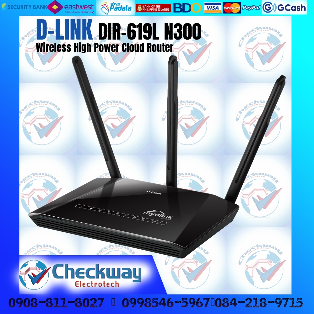 D-Link DIR-619L N300 Wireless High Power Cloud Router | Shopee Philippines