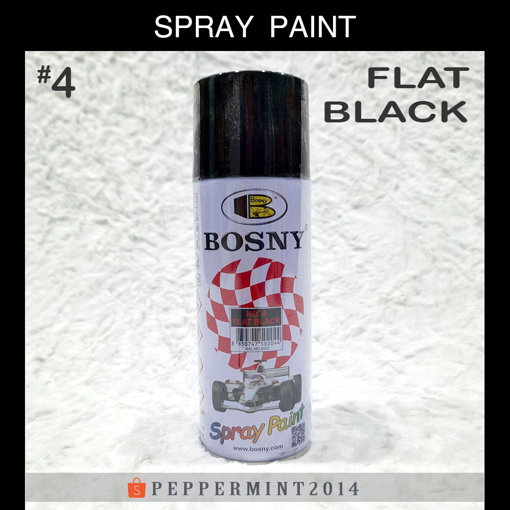 Original Authentic Bosny 100 Pure Acrylic Spray Paint Solid Multiple