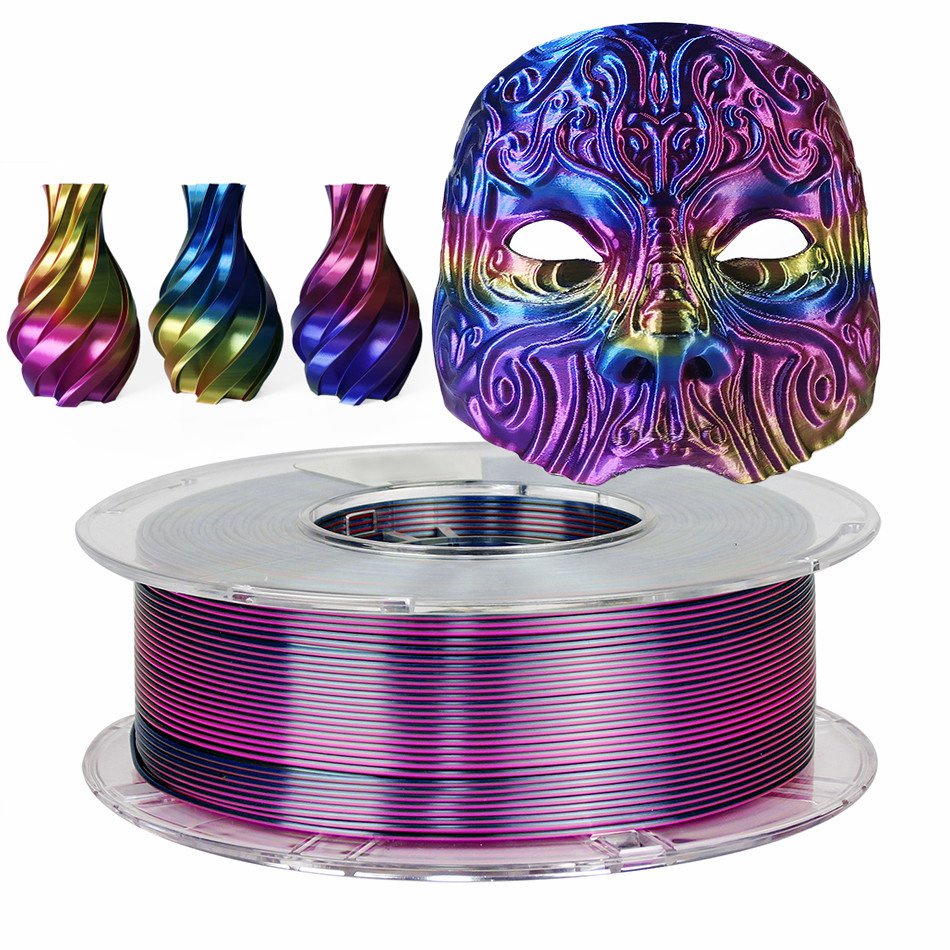 Tricolor 3D Printer Filament Silk PLA 3 Color for 3D Printing Materials ... - Ph 11134201 23030 Favy497gwmovfe