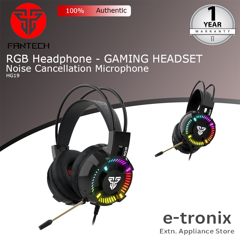 FANTECH HG19 IRISH RGB headphone GAMING HEADSET Shopee Philippines