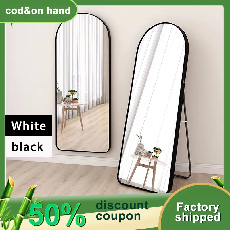 [COD] Full length Mirror with stand 155CM whole body mirror floor