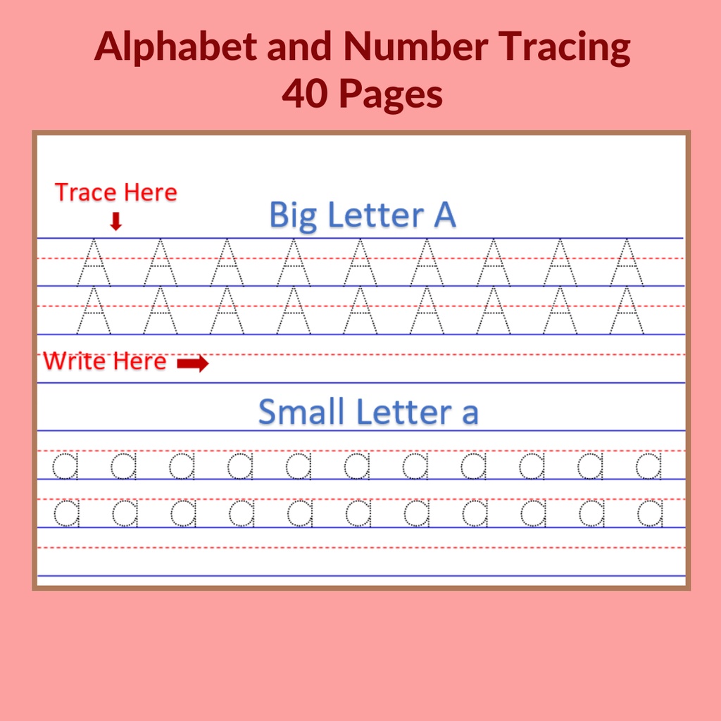 Pad Paper Tracing And Writing (40 Pages) | Shopee Philippines