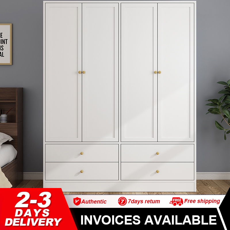 BAIERDI Nordic Modern Wardrobe Simple Assembly Children's Large