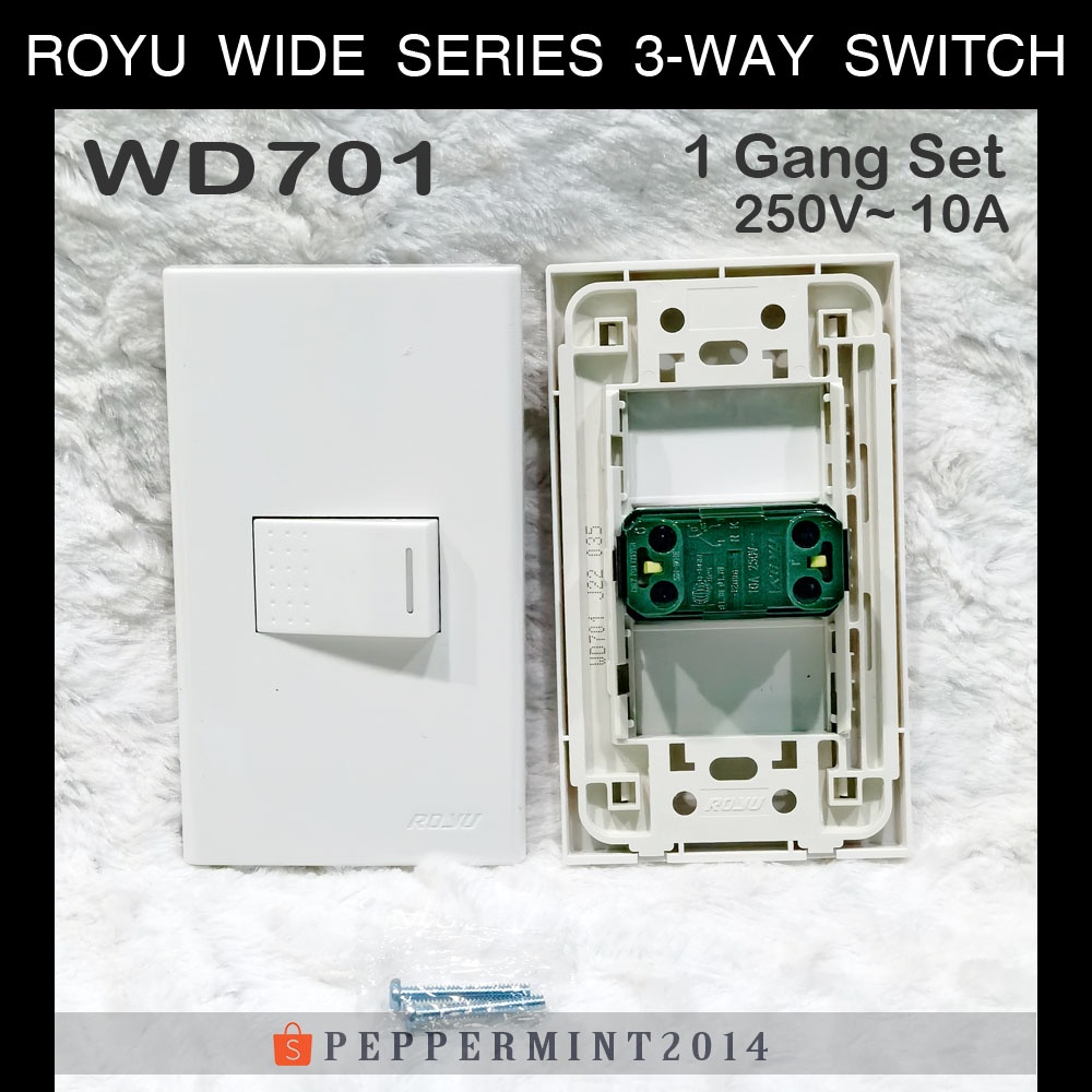Royu Wide Series 3 way Switch WD701 Conjunction Wiring Electrical