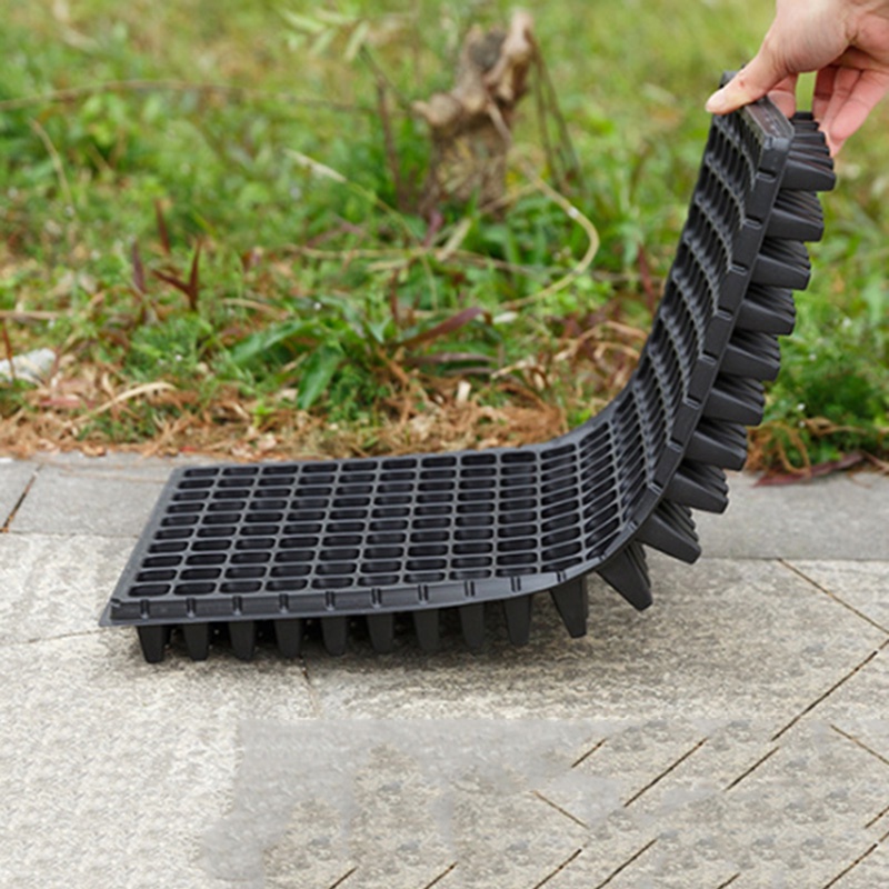 VEVOR Drainage Trench Driveway Channel Drain With Plastic Gra te HDPE