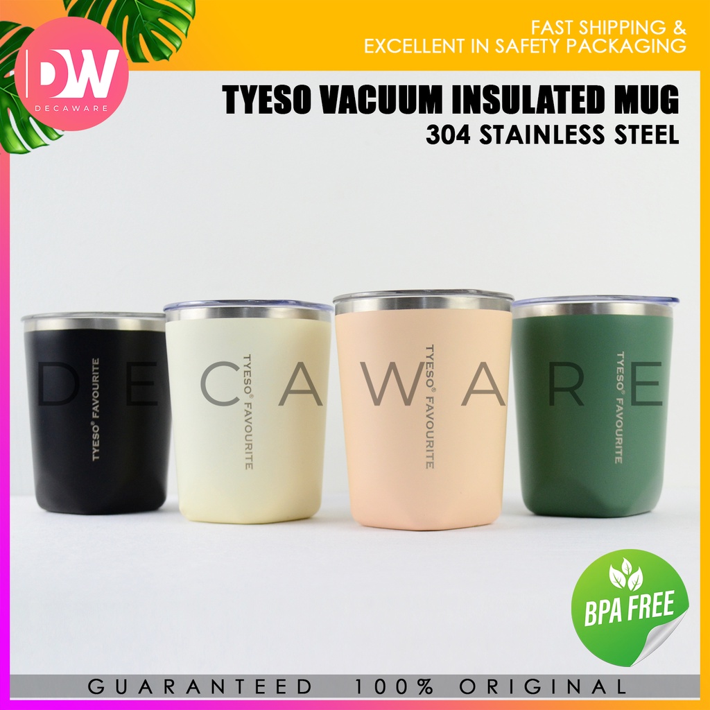 Original Tyeso Vacuum Insulated Thermos flask Mug without Handle