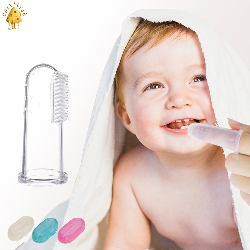 CHEESEFUN Baby Newborns Silicone Finger Toothbrush Soft Toothbrush Shopee Philippines
