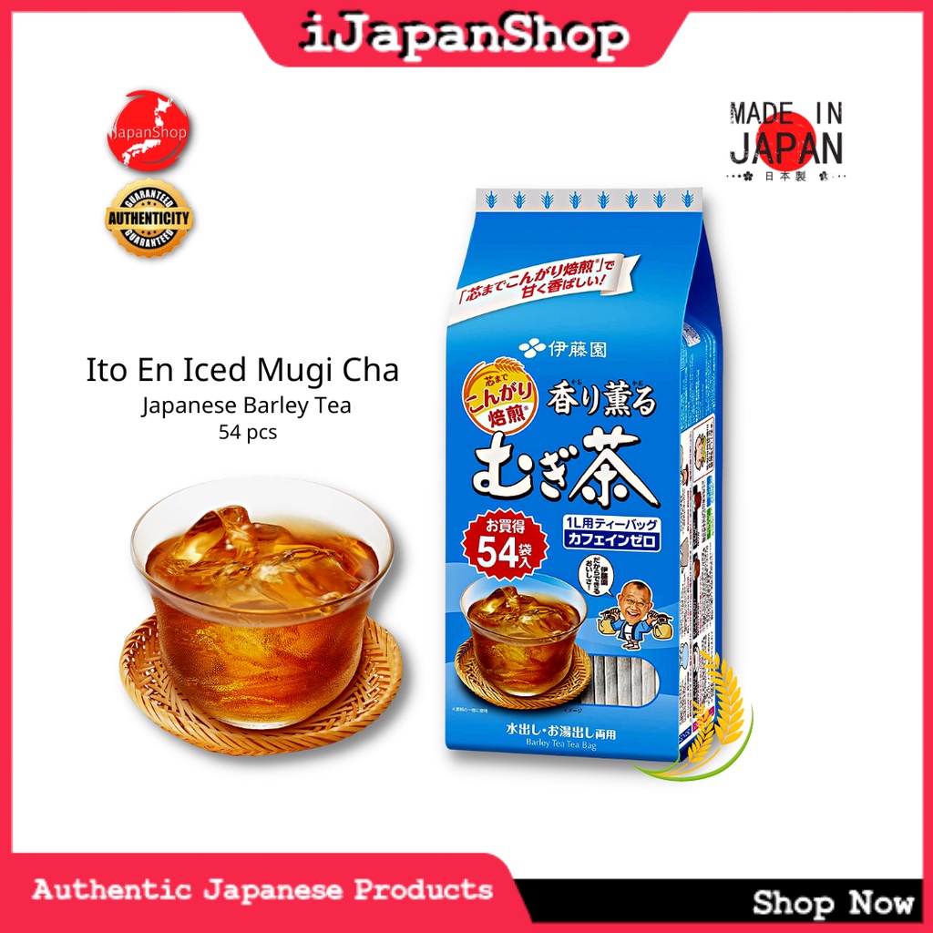 Japanese Barley Tea 54 Sachets CaffeineFree Ito En Iced Mugi Cha 7/