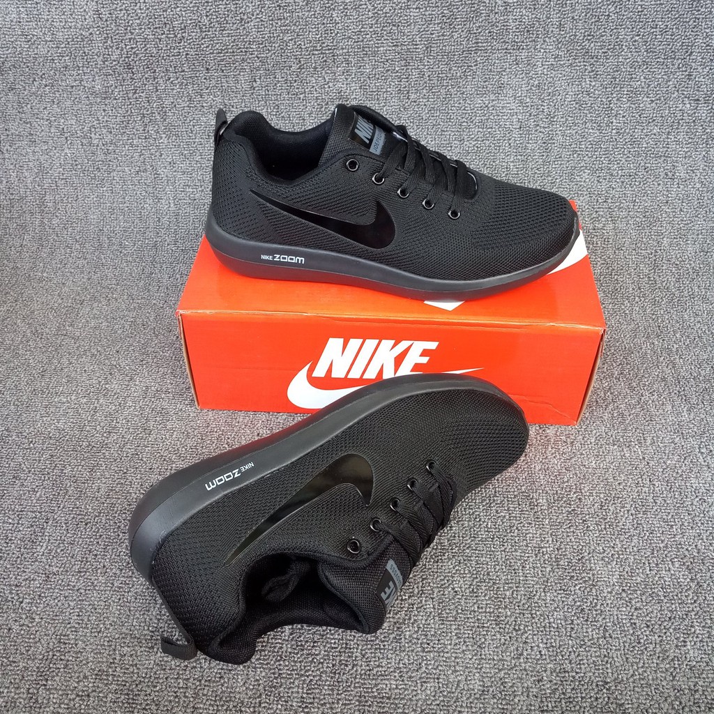 Nike black best sale rubber shoes