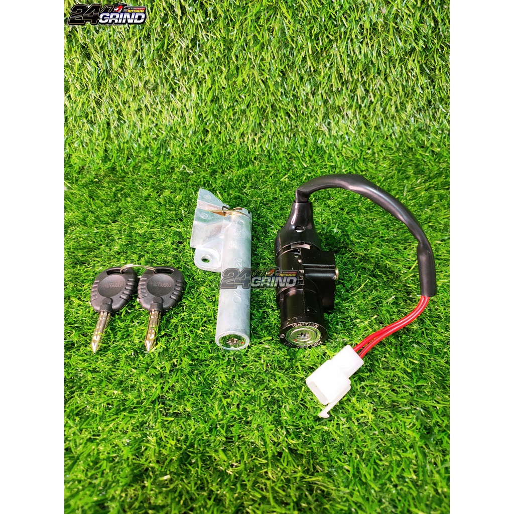 MUTARRU ANTI-THEFT KEY IGNITION SWITCH SET HONDA XRM 125 2 PINS FLOWER ...