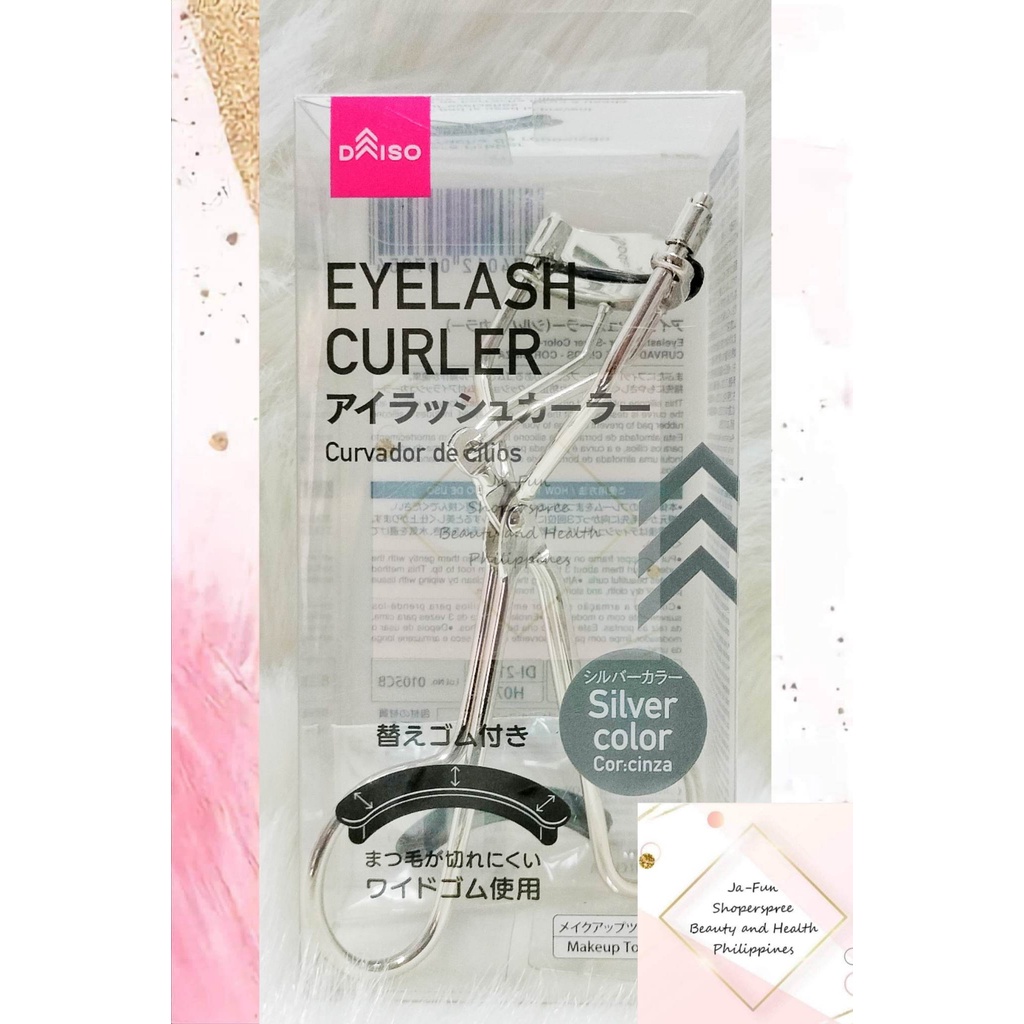 JAPAN DAISO EYELASH CURLER STAINLESS STEEL SILVER COLOR ( NEW ARRIVAL