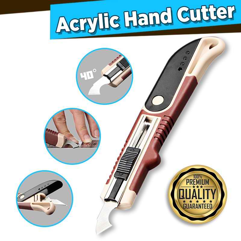 1Pcs Acrylic Hand Cutter Multi Functional and Plastic Shell Utility